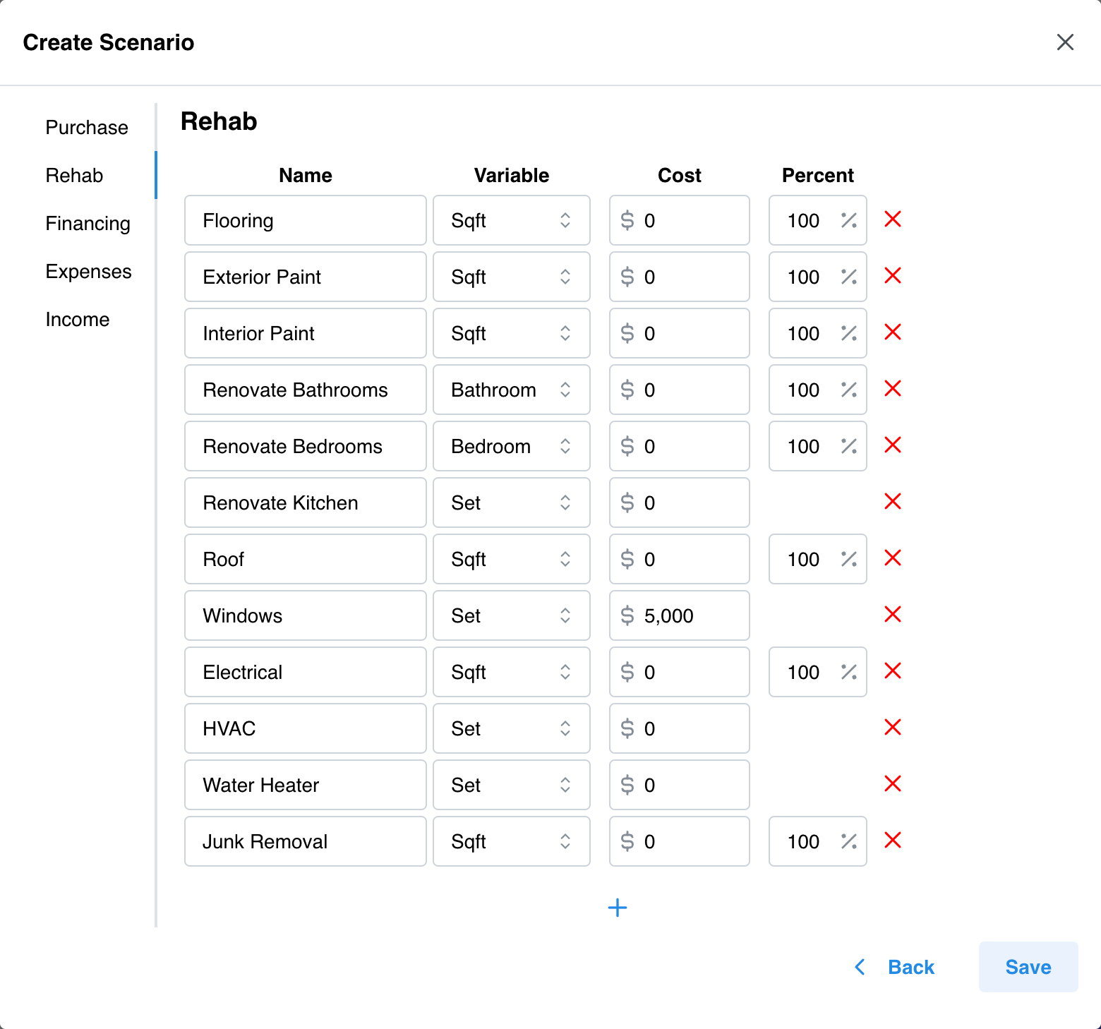 Comprehensive Rental Calculator